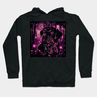 Glowing Rottweilers Hoodie